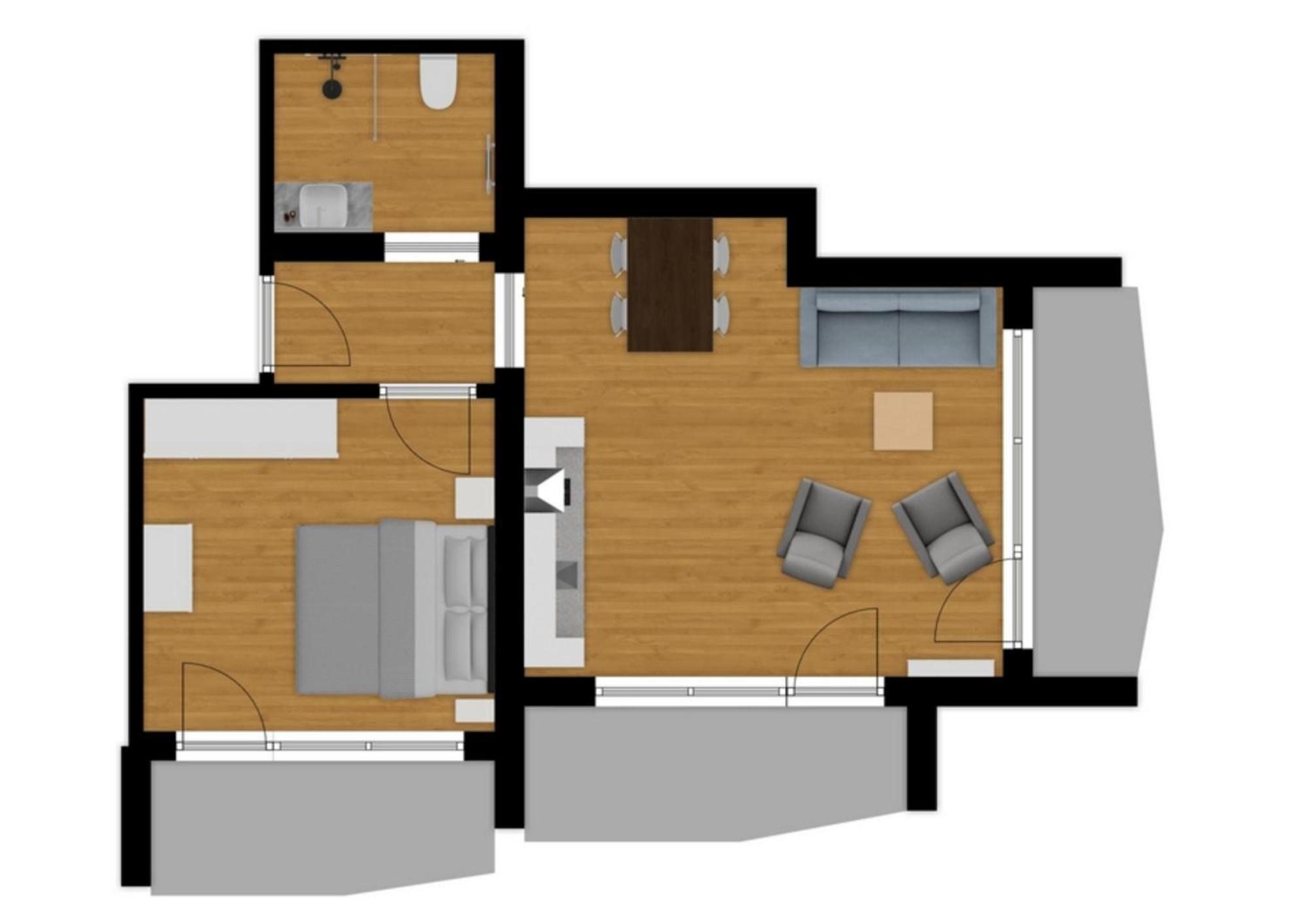 Herzblut Wohlfuehl Appartements اوتز الغرفة الصورة